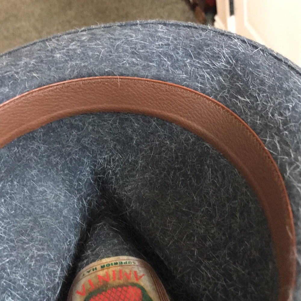 Vintage Aminta italiano Superior Fedora, unique!!!(SKU 222) - Picture 8 of 10